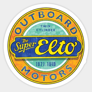 Super Elto Outboards Sticker